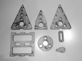 "Wedgie" FAI Tower Launcher BASE, HARDWARE AND ACRYLIC TOP ONLY