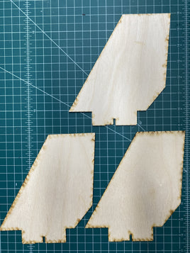 3" Diameter Citation Patriot Upscale Laser Cut Fins And Centering Rings